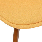 Paris Prix Lot De 4 Chaises Vintage "Baya" 79cm Ocre