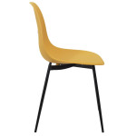 Paris Prix Lot De 6 Chaises "Gustav" 87cm Jaune