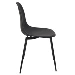 Paris Prix Lot De 6 Chaises "Gustav" 87cm Noir