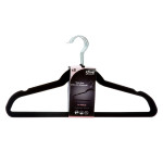 paris prix Lot de 8 Cintres en Feutrine 44cm Noir