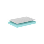 Paris Prix Matelas Enfant "Classic" 90x200cm Blanc