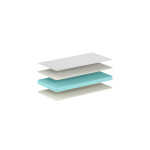 Paris Prix Matelas Enfant "Visco" 70x140cm Blanc