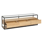 Paris Prix Meuble TV 3 Tiroirs "Aldéa" 160cm Naturel