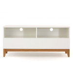 Paris Prix Meuble TV Design "Blanco" 120cm Blanc