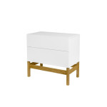 Paris Prix Mini Bar Design "Grande" 75cm Blanc