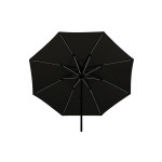 Paris Prix Parasol à LED "Sabal" 270cm Gris