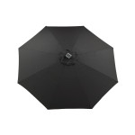 Paris Prix Parasol à LED "Sabal" 270cm Noir