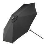 paris prix Parasol à LED "Sabal" 270cm Noir