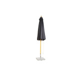 Paris Prix Parasol Design En Bois "Naxos" 300cm Noir