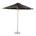 paris prix Parasol Design en Bois "Naxos" 300cm Noir