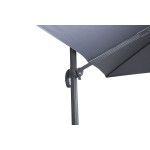 Paris Prix Parasol Design "Leeds" 293cm Gris Foncé