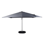 paris prix Parasol Design "Leeds" 293cm Gris Foncé