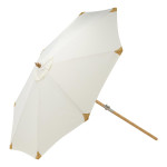 paris prix Parasol en Bambou "Cerox" 270cm Blanc