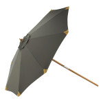 paris prix Parasol en Bois "Cerox" 270cm Gris