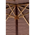 Paris Prix Parasol En Bois "Cocotier" 150cm Marron