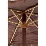Paris Prix Parasol En Bois "Cocotier" 250cm Marron