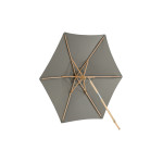 Paris Prix Parasol En Bois "Corypho" 250cm Gris