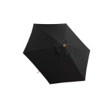 Paris Prix Parasol En Bois "Corypho" 250cm Noir