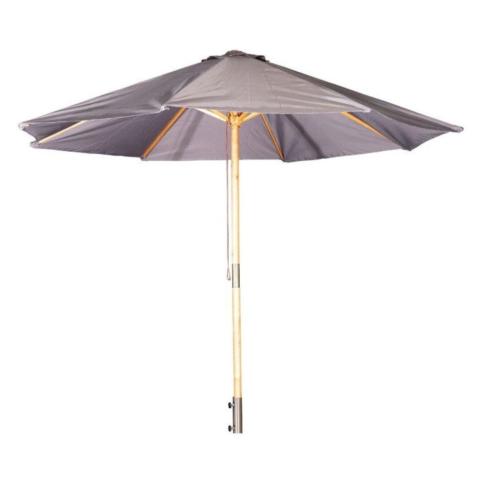 Paris Prix Parasol En Bois "Ixos" 300cm Gris