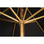 Paris Prix Parasol En Bois "Ixos" 300cm Noir