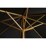 Paris Prix Parasol En Bois "Ixos" 300cm Noir