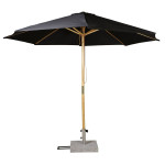paris prix Parasol en Bois "Ixos" 300cm Noir