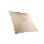 Paris Prix Parasol En Bois "Naxos" 300cm Marron