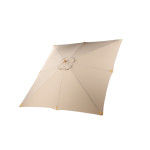 Paris Prix Parasol En Bois "Naxos" 300cm Marron