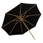 paris prix Parasol en Bois "Nypo" 330cm Noir