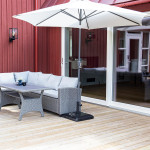 Paris Prix Parasol En Métal "Leeds" 300cm Blanc