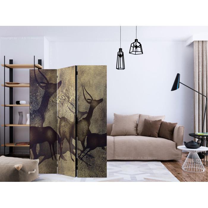 Paris Prix Paravent 3 Volets "Antelopes" 135x172cm