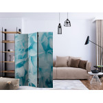 Paris Prix Paravent 3 Volets "Azalea Blue" 135x172cm