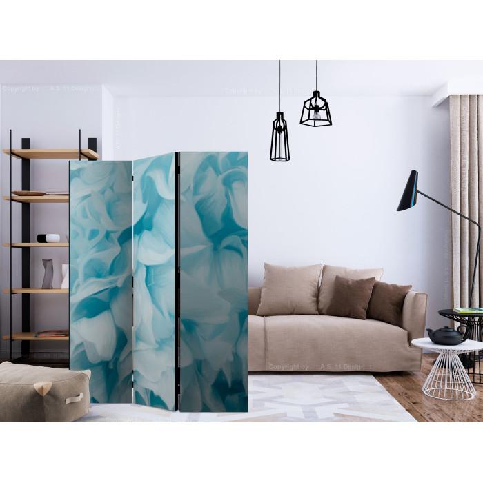 Paris Prix Paravent 3 Volets "Azalea Blue" 135x172cm