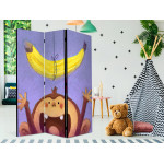 Paris Prix Paravent 3 Volets "Bananana" 135x172cm