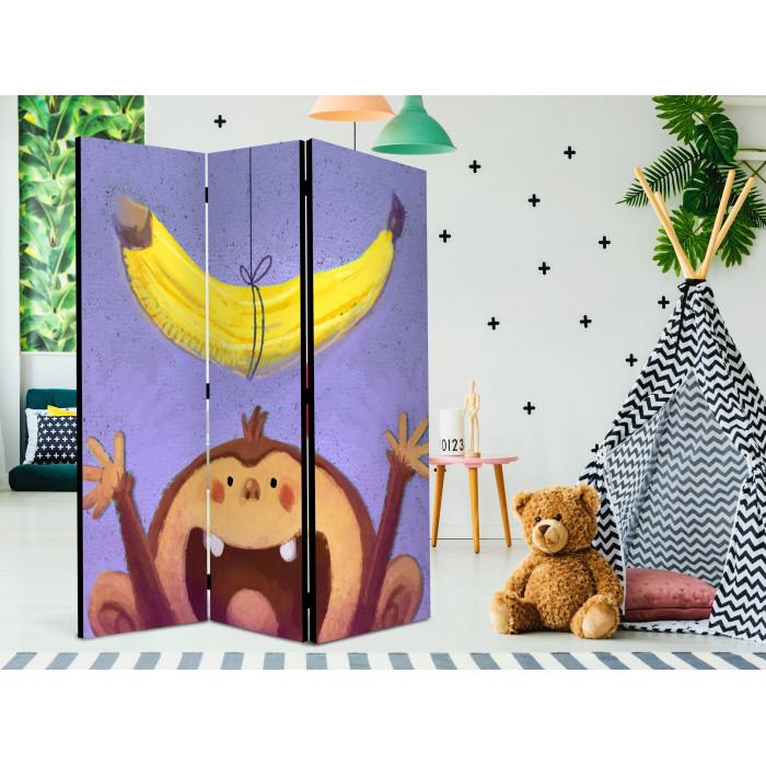 Paris Prix Paravent 3 Volets "Bananana" 135x172cm