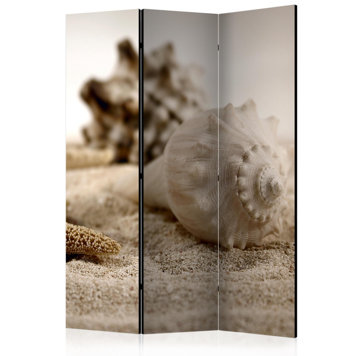 Paris Prix Paravent 3 Volets "Beach & Shell" 135x172cm