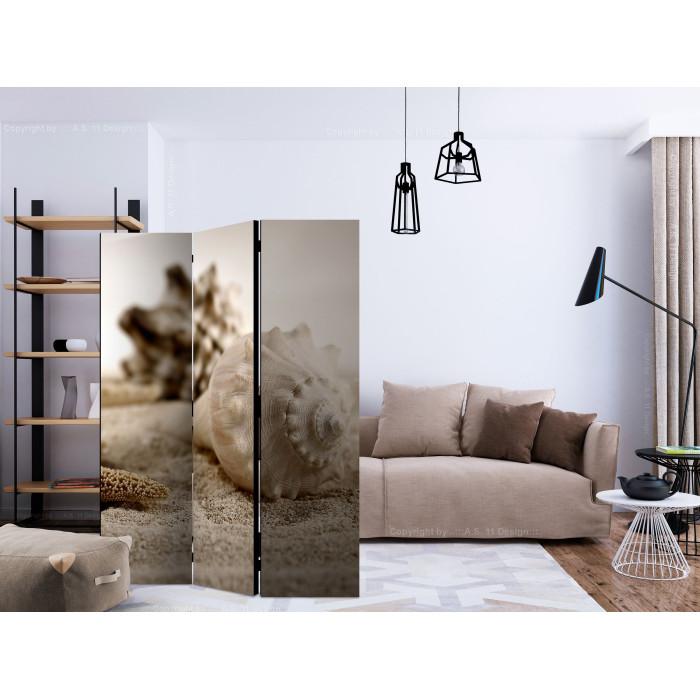 Paris Prix Paravent 3 Volets "Beach & Shell" 135x172cm
