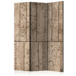 paris prix Paravent 3 Volets "Beige Wall" 135x172cm