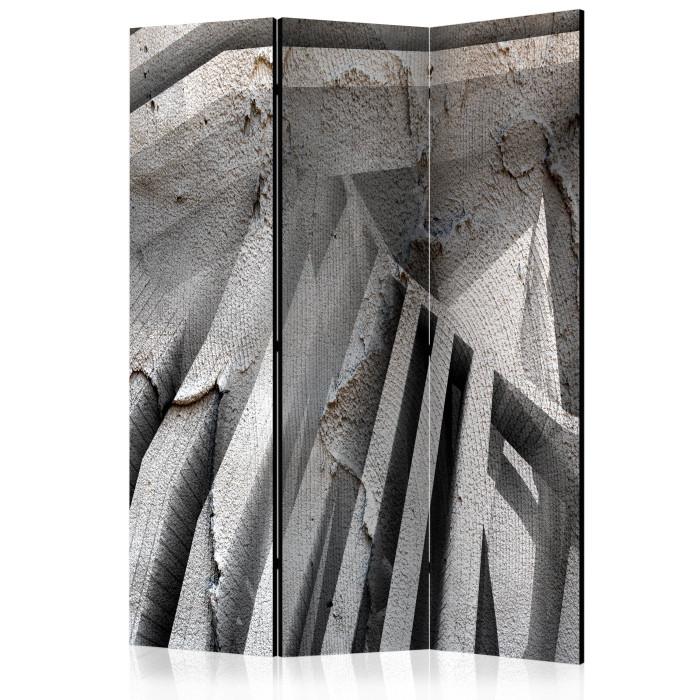 Paris Prix Paravent 3 Volets "Beton 3D" 135x172cm