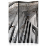paris prix Paravent 3 Volets "Beton 3D" 135x172cm