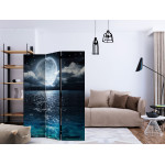 Paris Prix Paravent 3 Volets "Blue Lagoon" 135x172cm