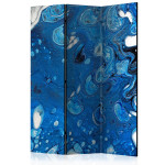 paris prix Paravent 3 Volets "Blue Stream" 135x172cm