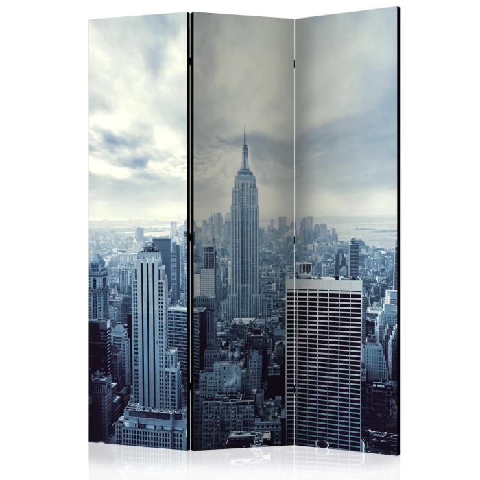 Paris Prix Paravent 3 Volets "Blue York" 135x172cm