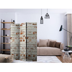 Paris Prix Paravent 3 Volets "Brick Story" 135x172cm