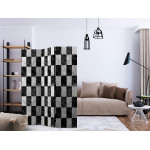 Paris Prix Paravent 3 Volets "Checker" 135x172cm