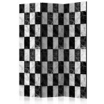 paris prix Paravent 3 Volets "Checker" 135x172cm