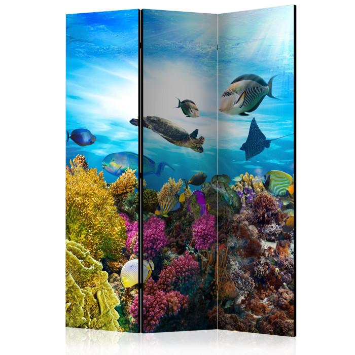 Paris Prix Paravent 3 Volets "Coral Reef" 135x172cm