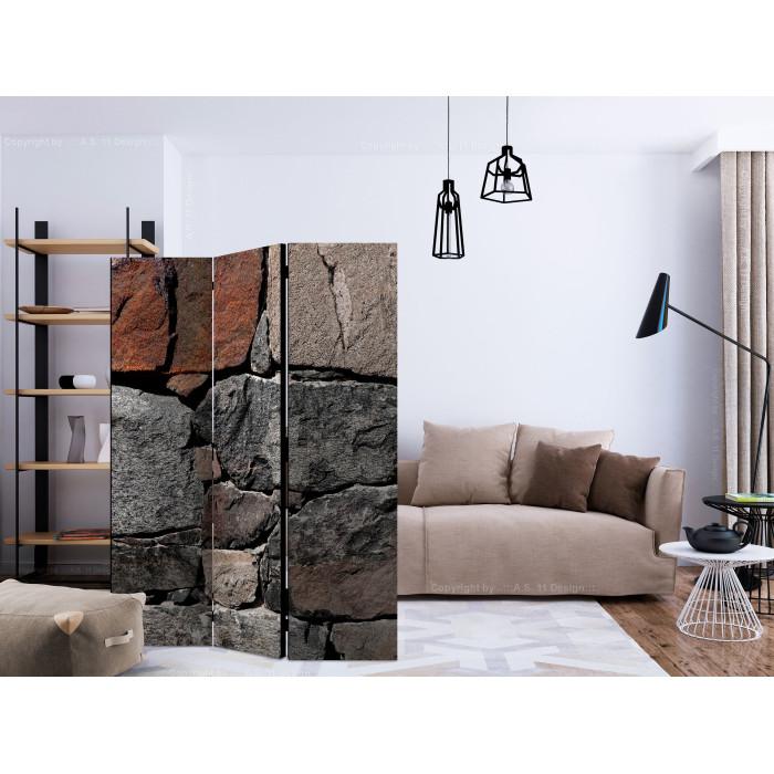 Paris Prix Paravent 3 Volets "Dark Stones" 135x172cm