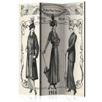 paris prix Paravent 3 Volets "Dress 1914" 135x172cm