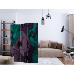 Paris Prix Paravent 3 Volets "Flowerbed" 135x172cm